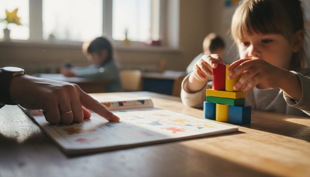 Работа с методическим пособием по математике для детей 5–6 лет
