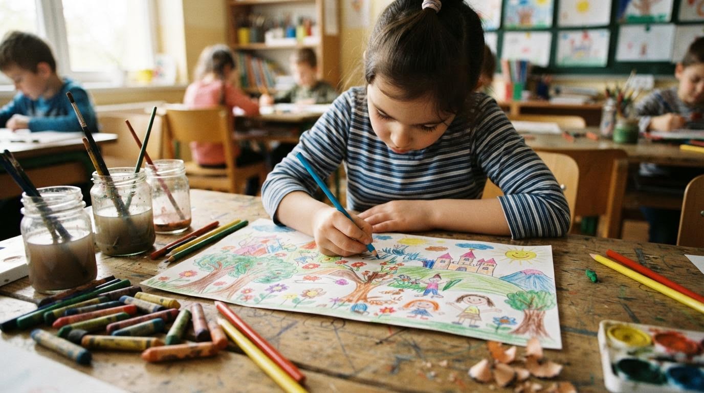 8 этапов проведения рисования по замыслу в подготовительной группе